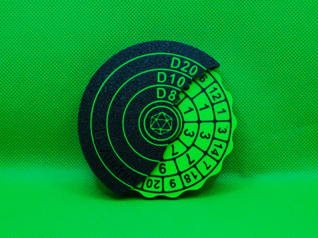 DnD Multi Dice Wheel, Dungeon and Dragons