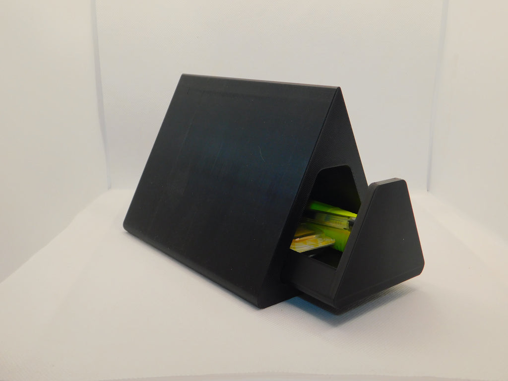 3D Printed Bookstand with Hidden Storage –Option To Add Personal Photo & Quotes