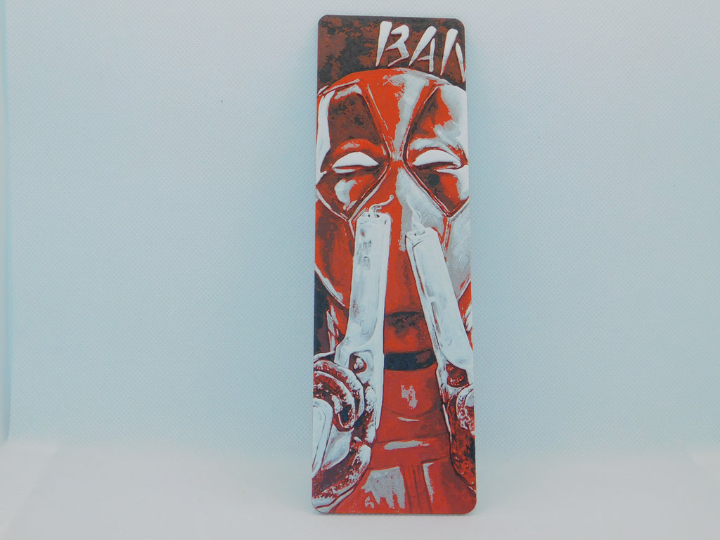 Deadpool Bookmark With Texture And Depth